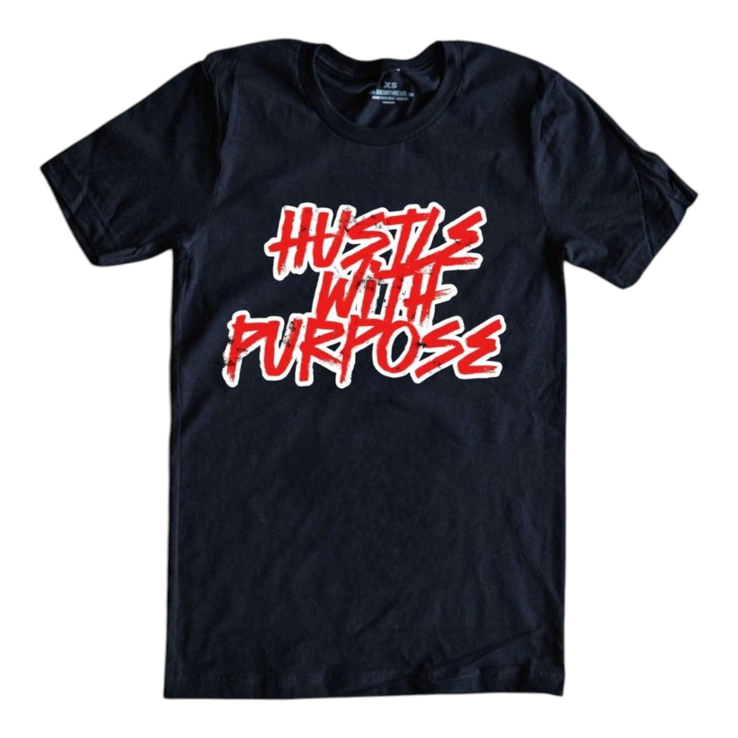 Hustle with Purpose Black Tee