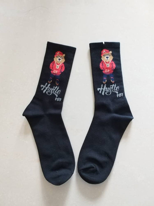 Hustle 101 Socks Hustle Bear Edition