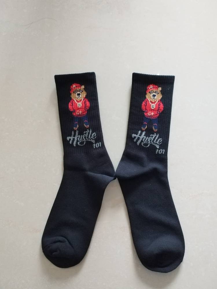 Hustle 101 Socks Hustle Bear Edition
