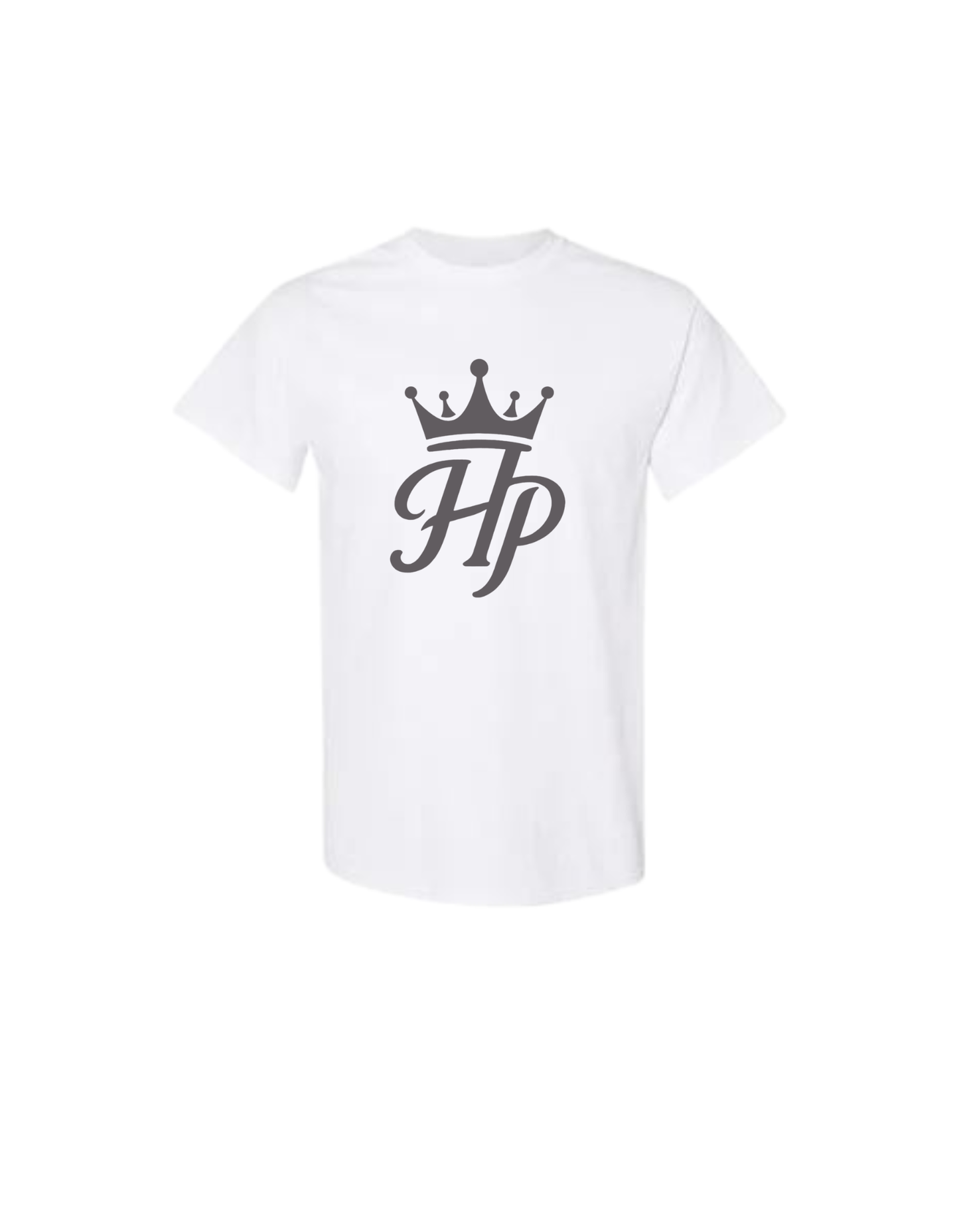 Hustle With Purpose Gold Crown “HP” Logo Tee