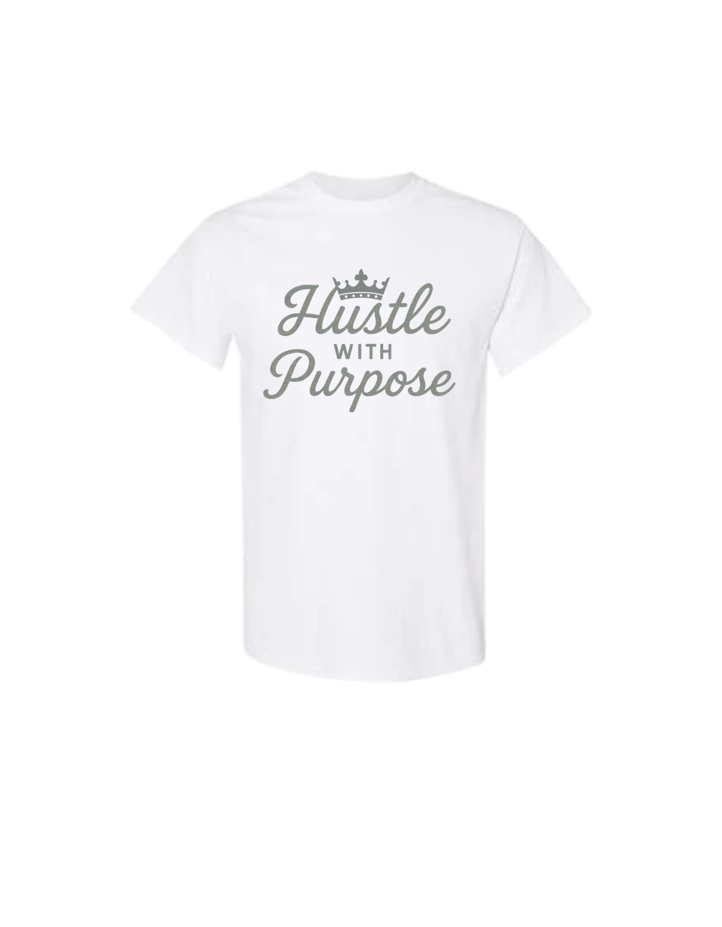 Hustle With Purpose – Black Crown Edition Tee