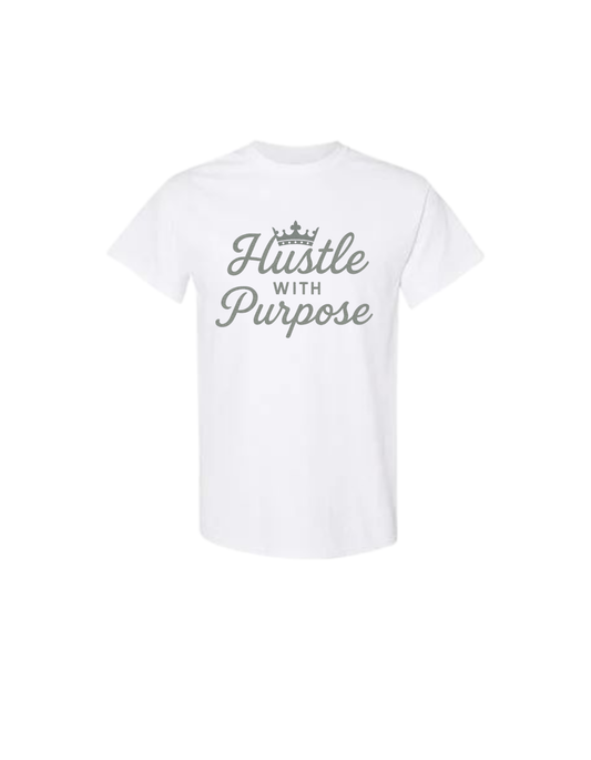 Hustle With Purpose – Black Crown Edition Tee