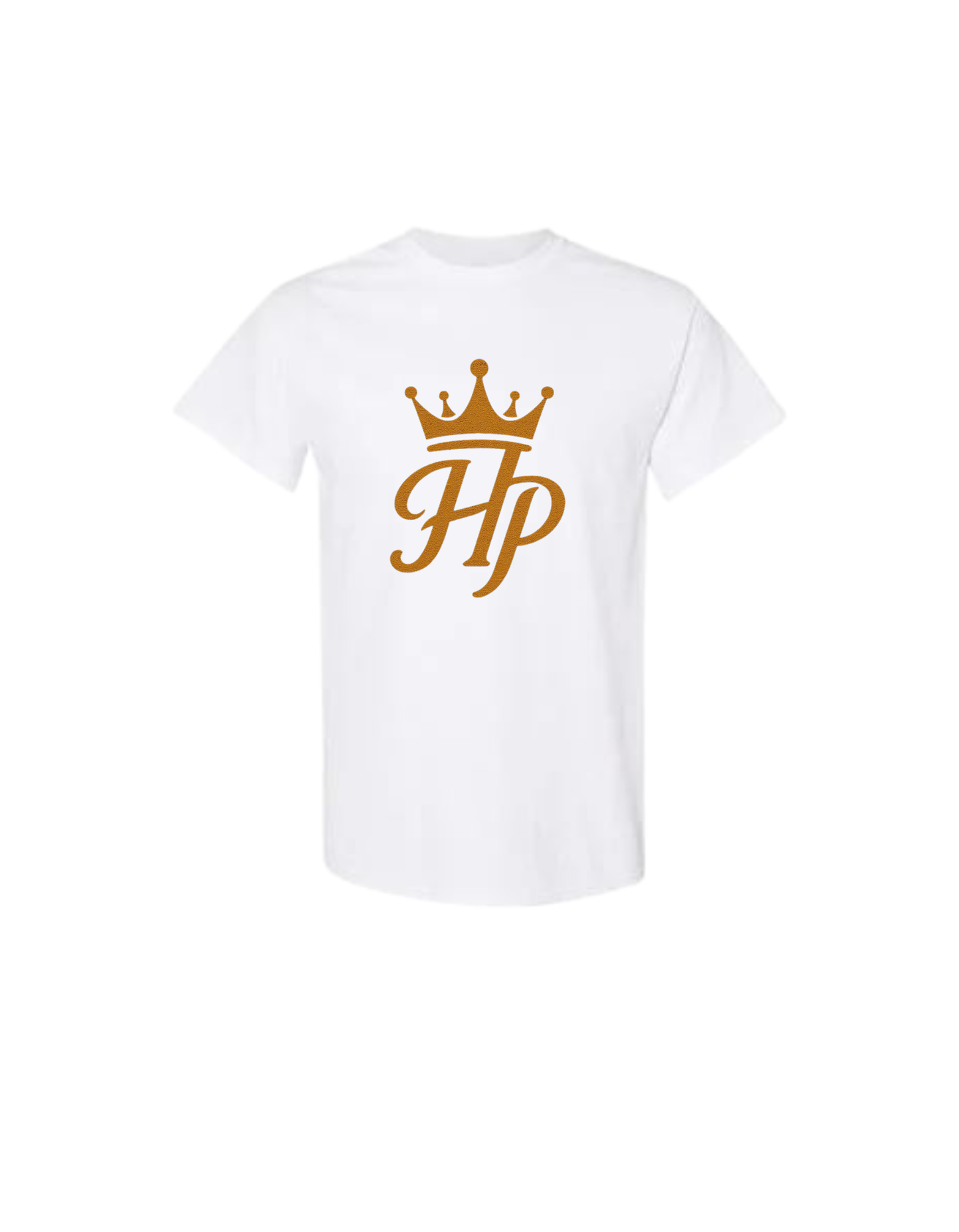 Hustle With Purpose Gold Crown “HP” Logo Tee