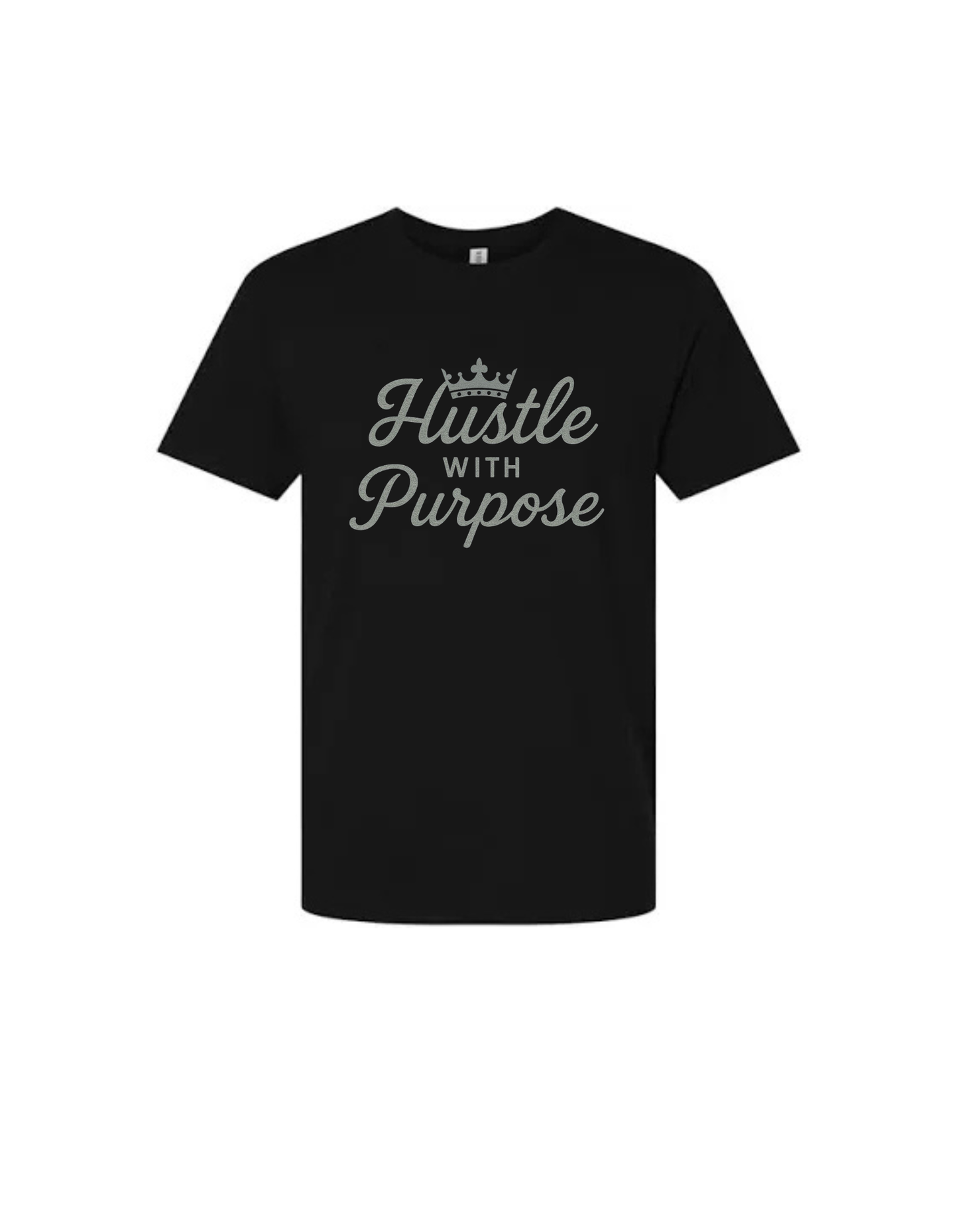 Hustle With Purpose – Black Crown Edition Tee
